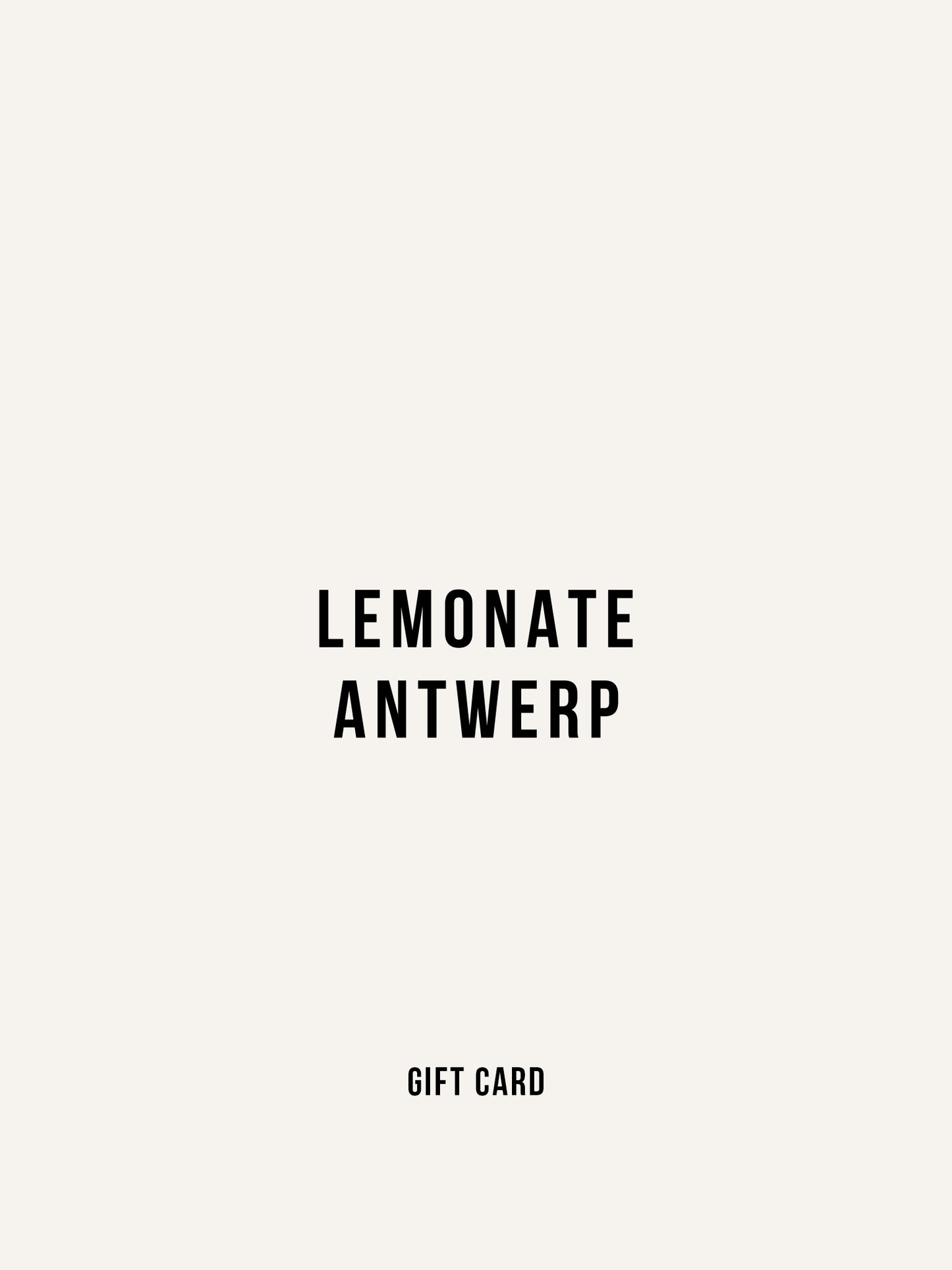 LEMONATE Gift Card