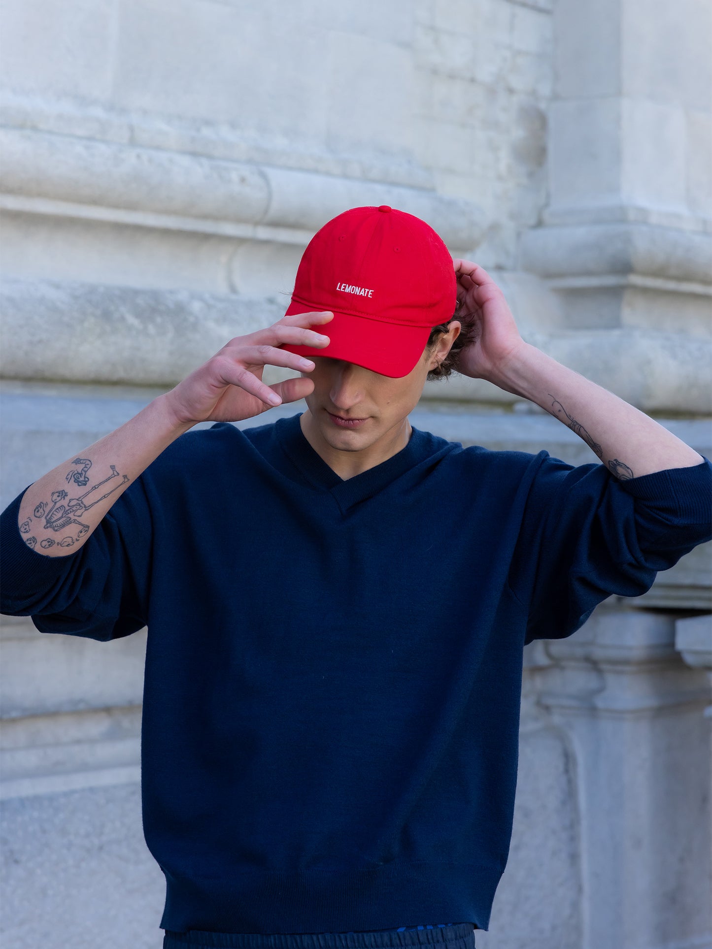 LEMONATE LOGO CAP RED