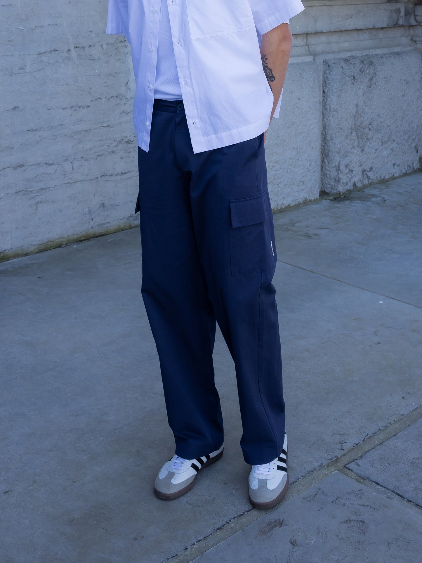 CARGO TROUSERS BLUE
