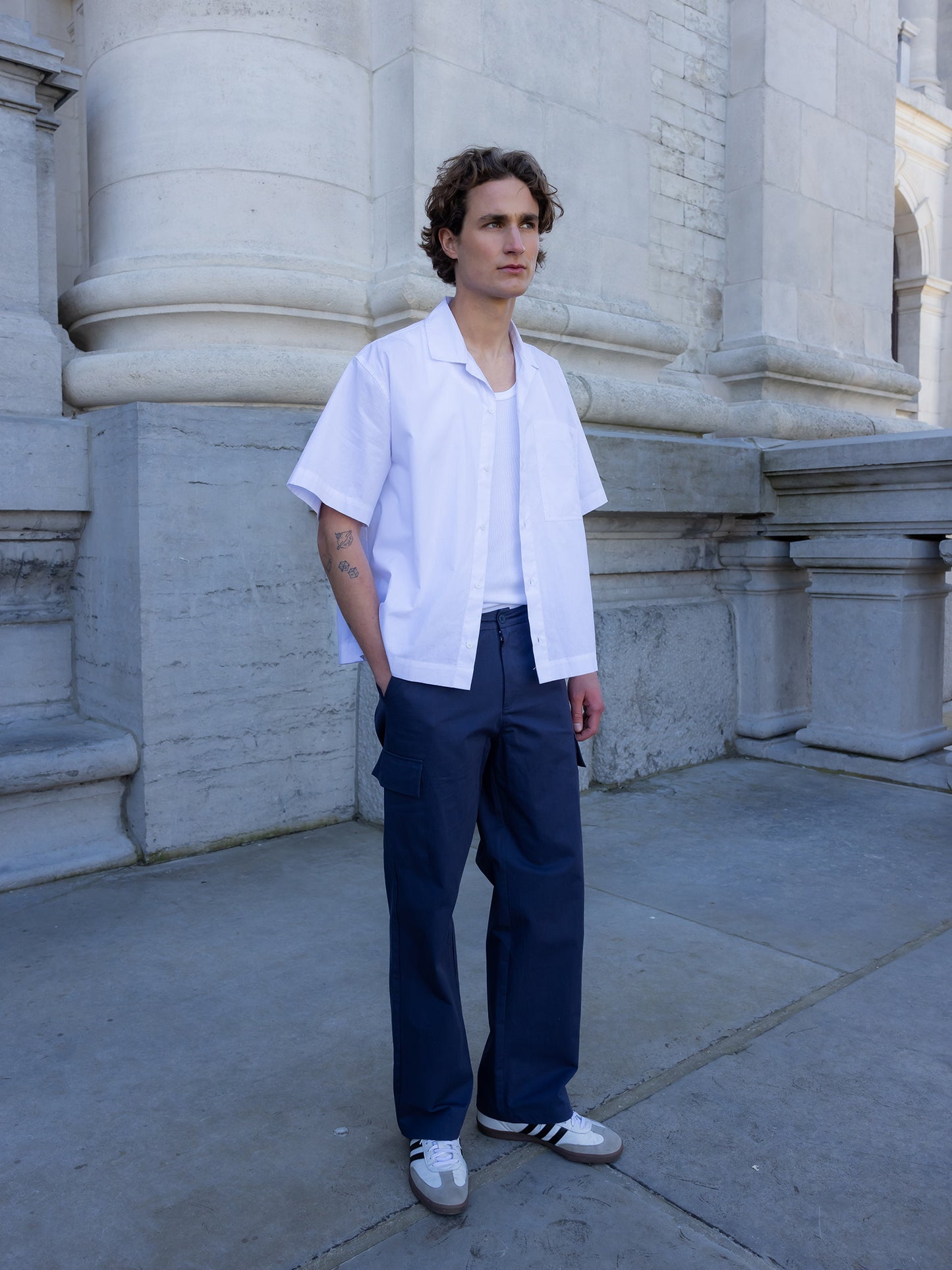 CARGO TROUSERS BLUE