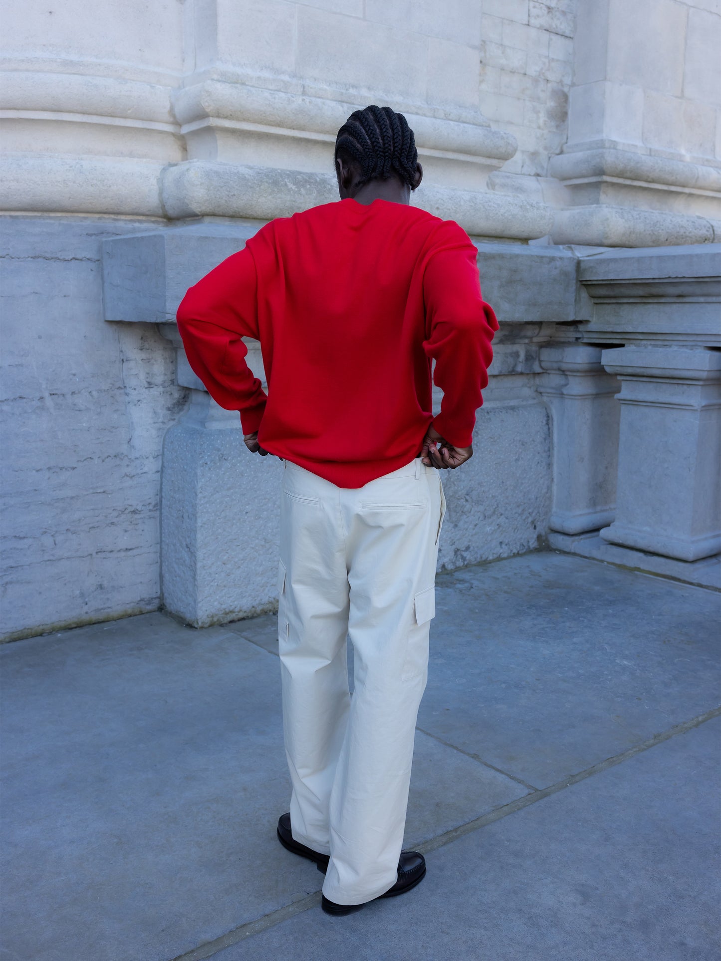 CARGO TROUSERS ECRU