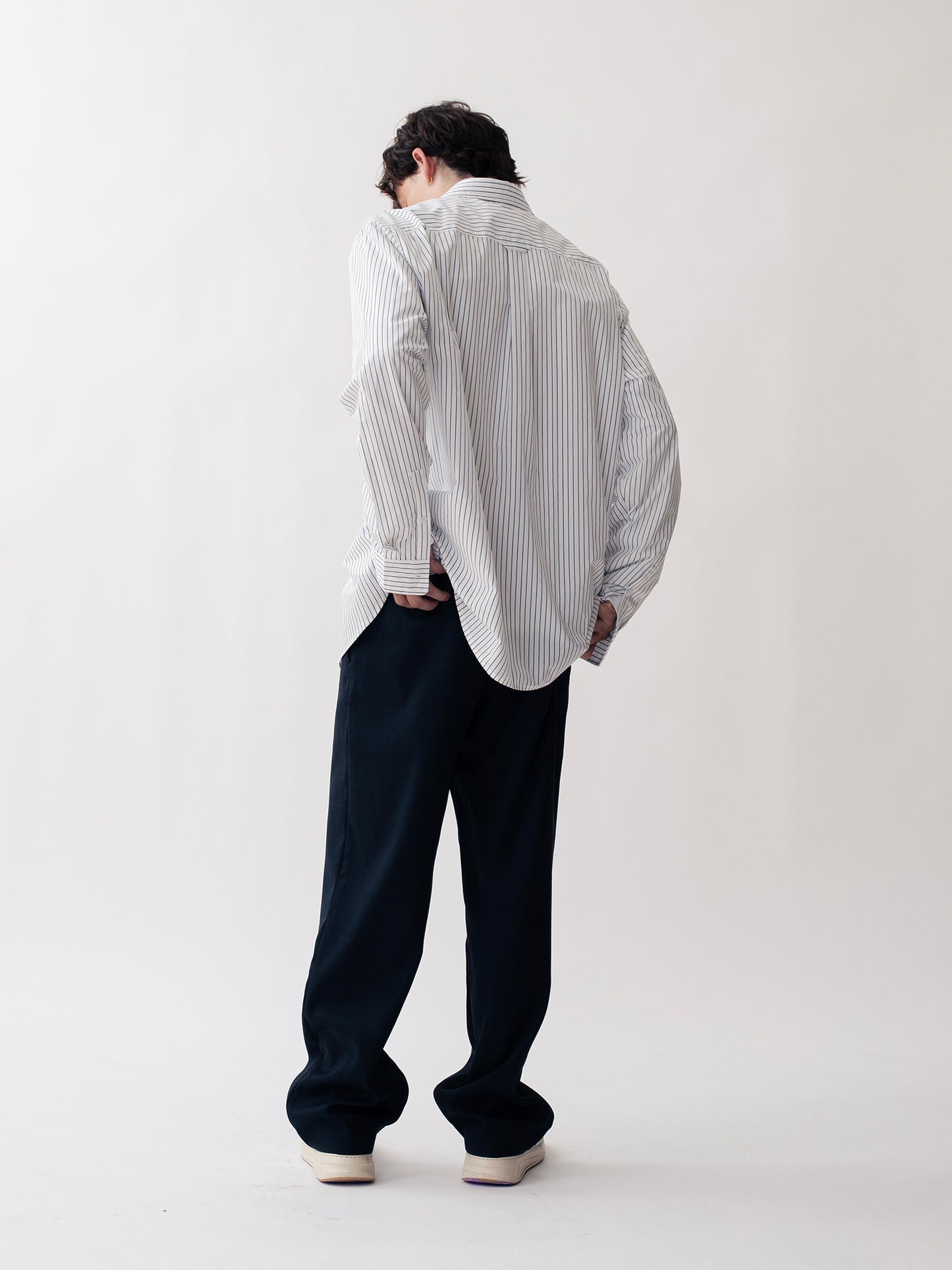 STRIPED SHIRT WHITE