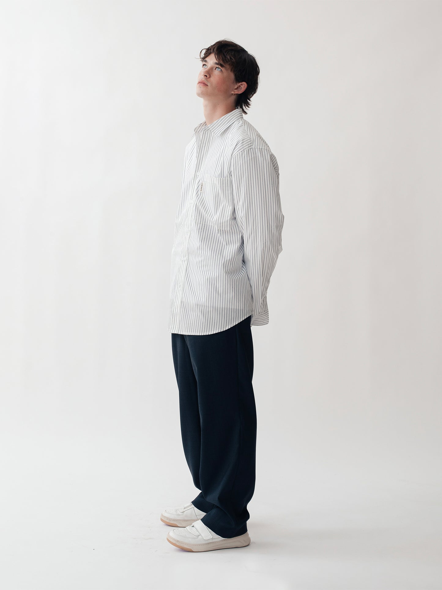 STRIPED SHIRT WHITE