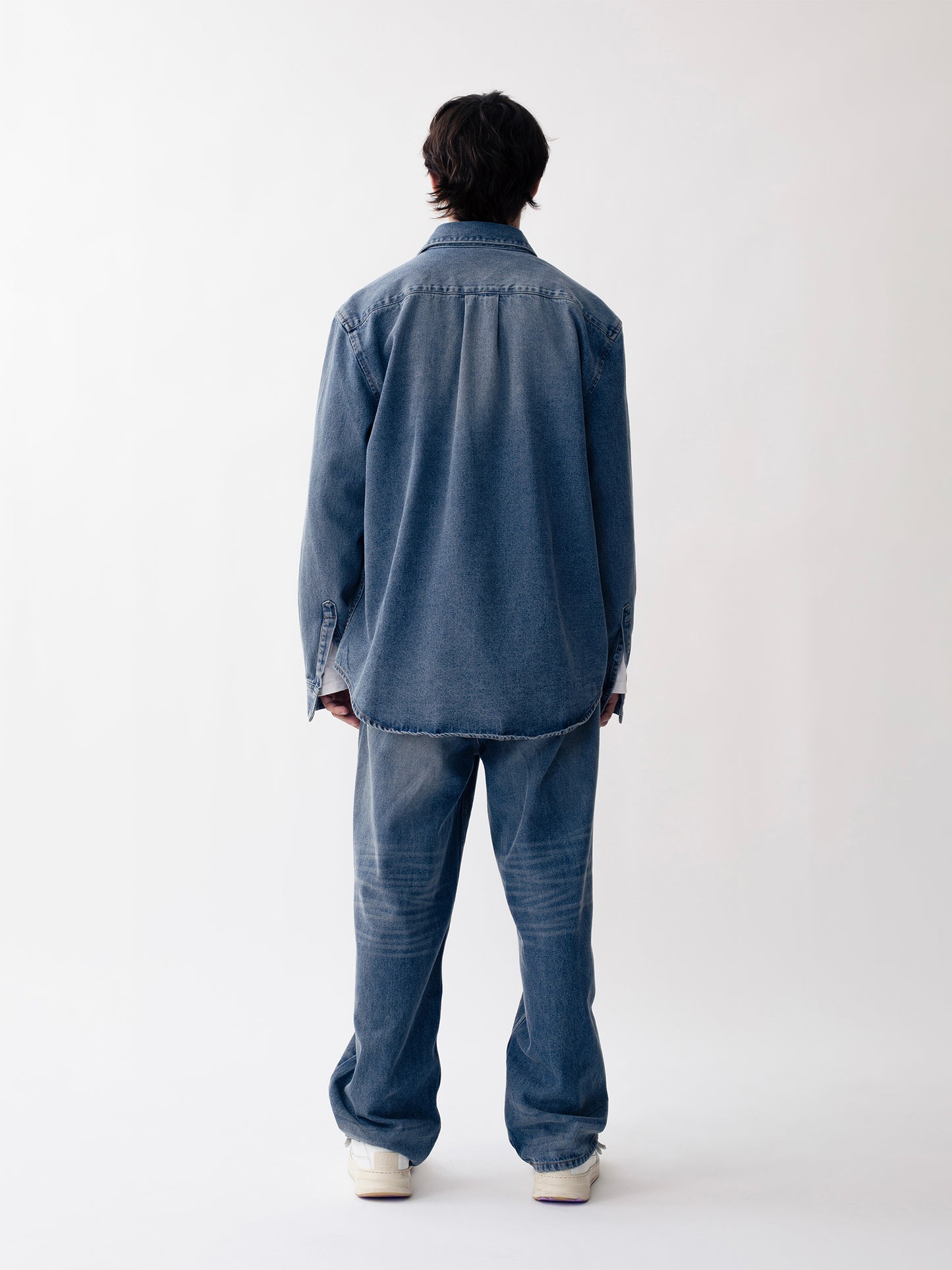 SHIRT W POCKETS DENIM