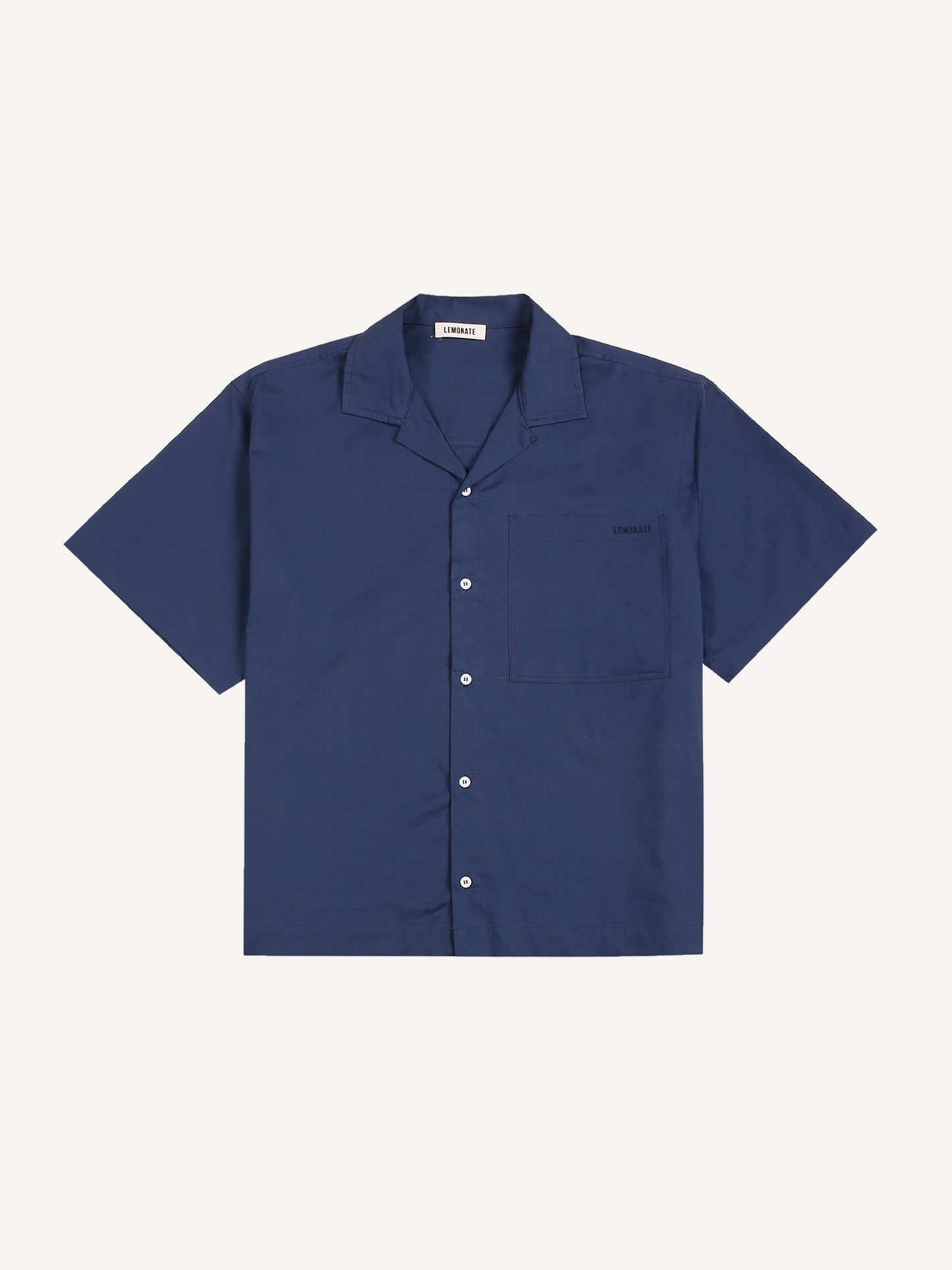 SHORT-SLEEVE SHIRT BLUE