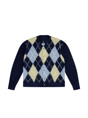 ARGYLE SWEATER BLUE