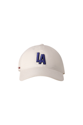 COLLEGE LOGO CAP WHITE