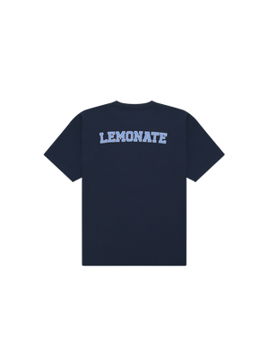 COLLEGE LOGO T-SHIRT NAVY BLUE