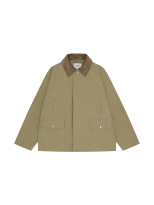 CORDUROY COLLAR JACKET KHAKI