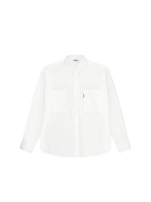 OVERSIZED SHIRT WITH POCKETS WHITE