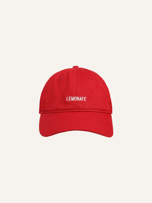LEMONATE LOGO CAP RED