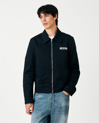 ZIP WORK JACKET NAVY BLUE