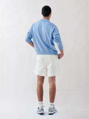 ELASTICATED SHORTS ECRU