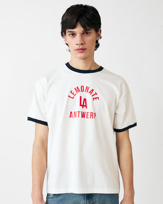 RINGER COLLEGE T-SHIRT WHITE