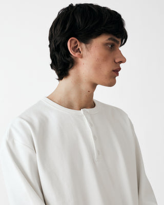 RIBBED LONG SLEEVE T-SHIRT WHITE