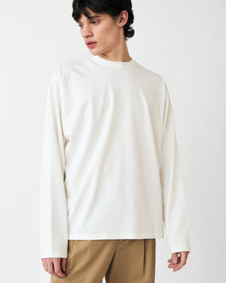 PLAIN LONG SLEEVE T-SHIRT WHITE