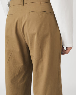 PLEATED TROUSERS CAMEL