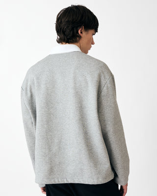 COLLEGE POLO SWEATER GREY