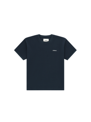 CROPPED T-SHIRT NAVY BLUE