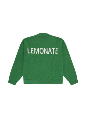 KNITTED LOGO SWEATER GREEN