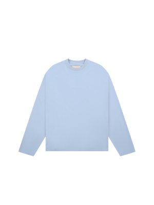 PLAIN LONG SLEEVE T-SHIRT LIGHT BLUE