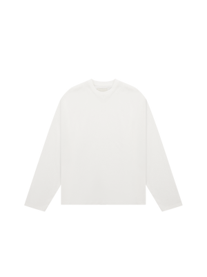 PLAIN LONG SLEEVE T-SHIRT WHITE