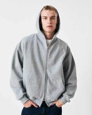 ZIP HOODIE GREY