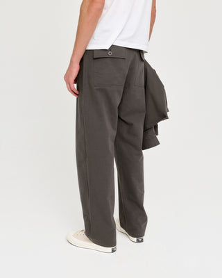 PATCH POCKET TROUSERS GREY