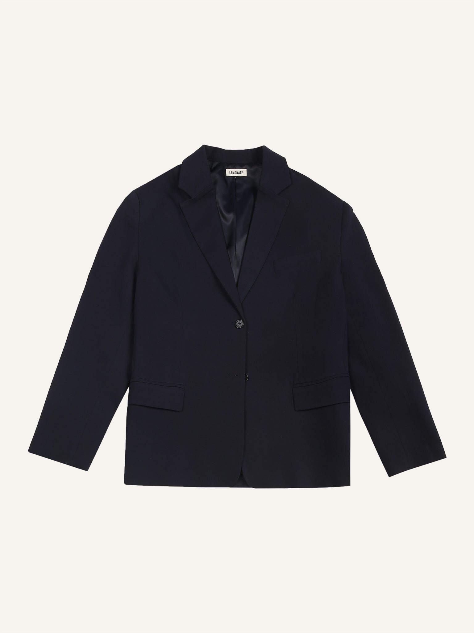 Oversized navy outlet blazer