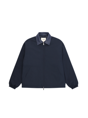 PADDED BOMBER JACKET NAVY BLUE