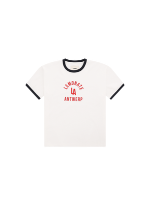 RINGER COLLEGE T-SHIRT WHITE