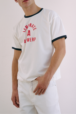 RINGER COLLEGE T-SHIRT WHITE