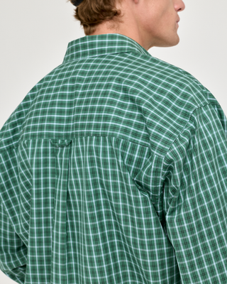 CHECKED SHIRT GREEN